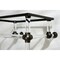 Fauceture VAH282033ORB 24" x 20-3/8" x 33-3/16" Acrylic Console Sink Legs, Bronze VAH282033ORB - alternate 3
